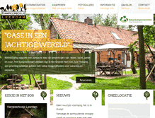 Tablet Screenshot of kampeerbosje.nl